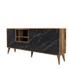 Credenza con 4 ante Napoli Nero (5)