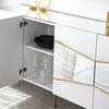 Asir Credenza con 4 ante Nice Bianco