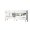 Asir Credenza con 4 ante Nice Bianco