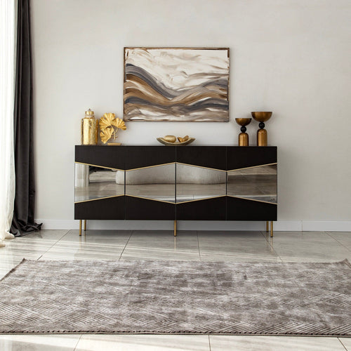 Asir Credenza con 4 ante Nice Grigio