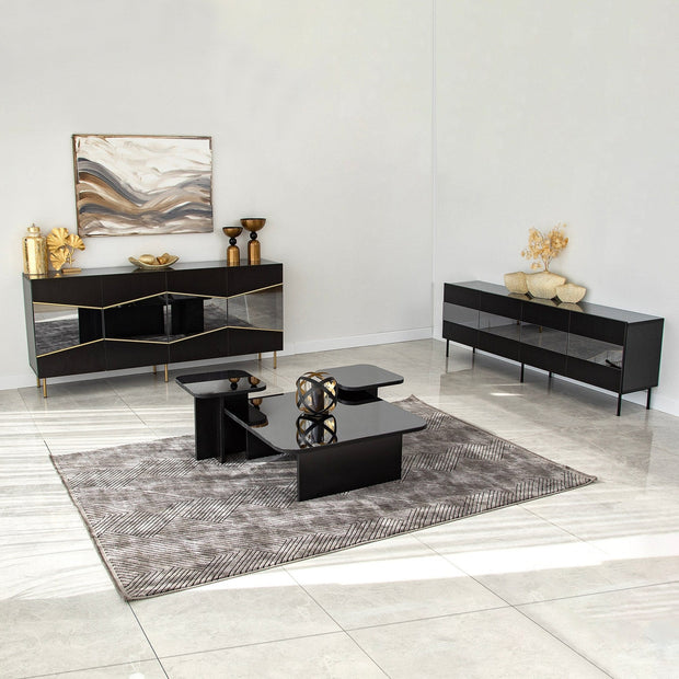 Asir Credenza con 4 ante Nice Grigio