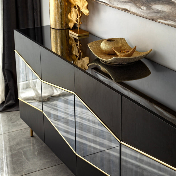 Asir Credenza con 4 ante Nice Grigio