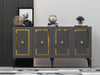 Asir Credenza con 4 ante Nora Antracite