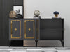 Asir Credenza con 4 ante Nora Antracite