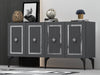 Asir Credenza con 4 ante Nora Antracite