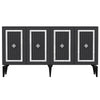 Asir Credenza con 4 ante Nora Antracite