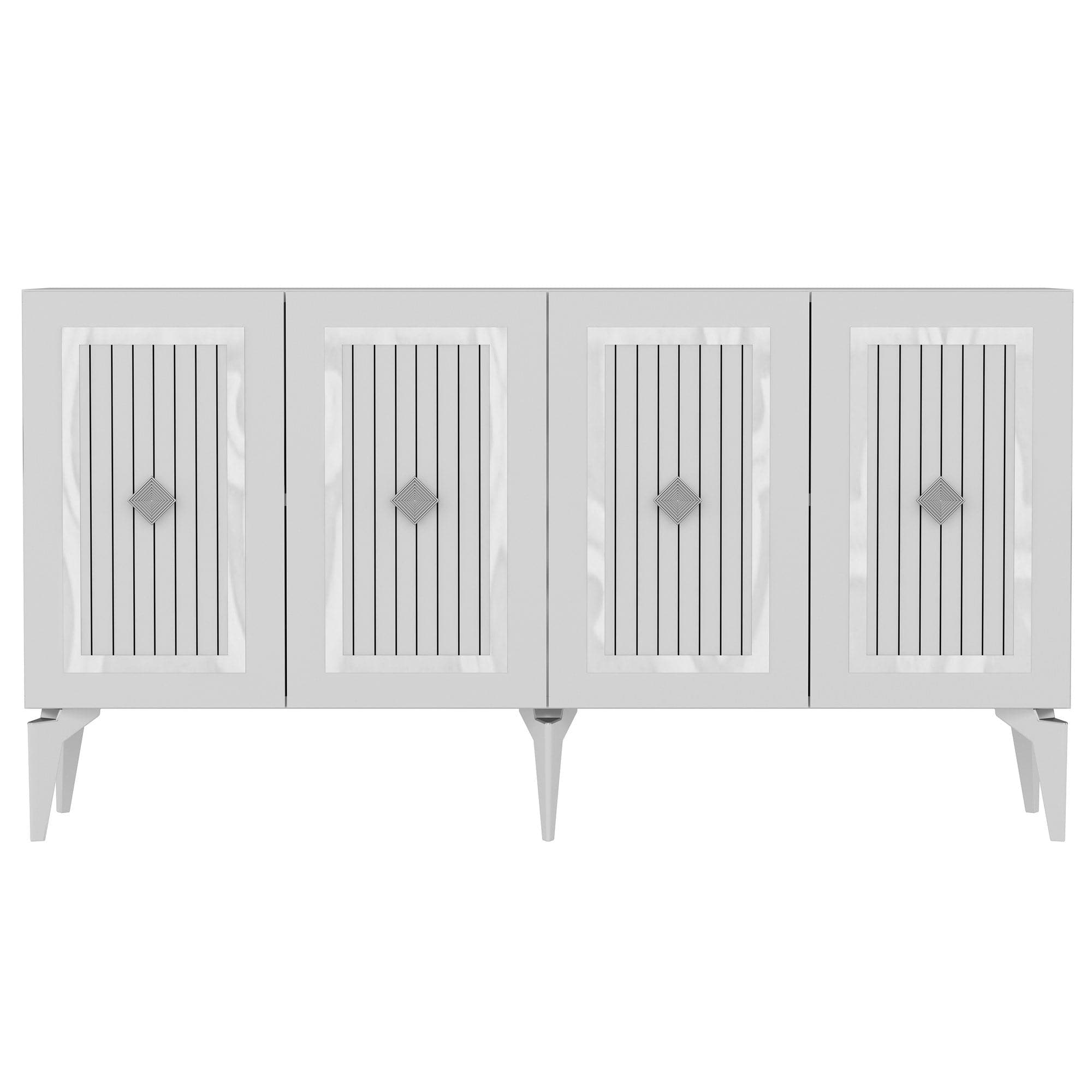 Asir Credenza con 4 ante Nora Argento