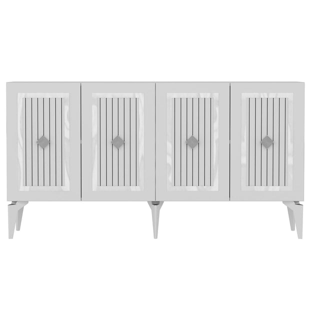 Asir Credenza con 4 ante Nora Argento