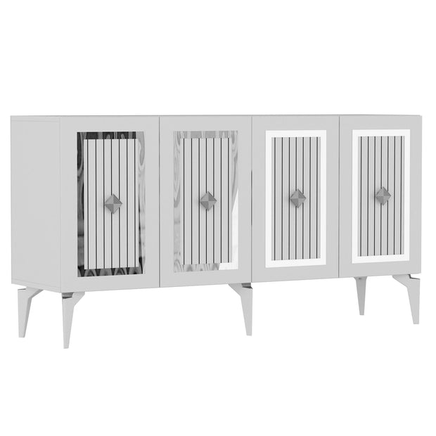Asir Credenza con 4 ante Nora Argento