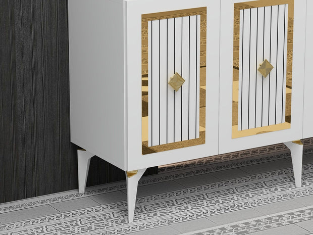 Asir Credenza con 4 ante Nora Oro