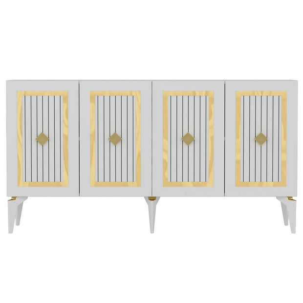 Asir Credenza con 4 ante Nora Oro