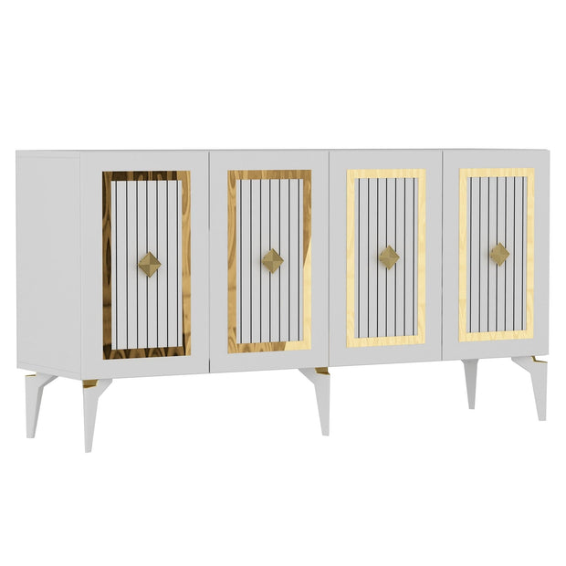 Asir Credenza con 4 ante Nora Oro