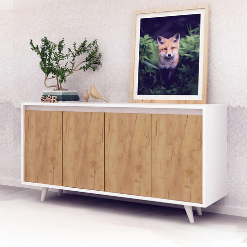 Asir Credenza con 4 ante Nossa Quercia