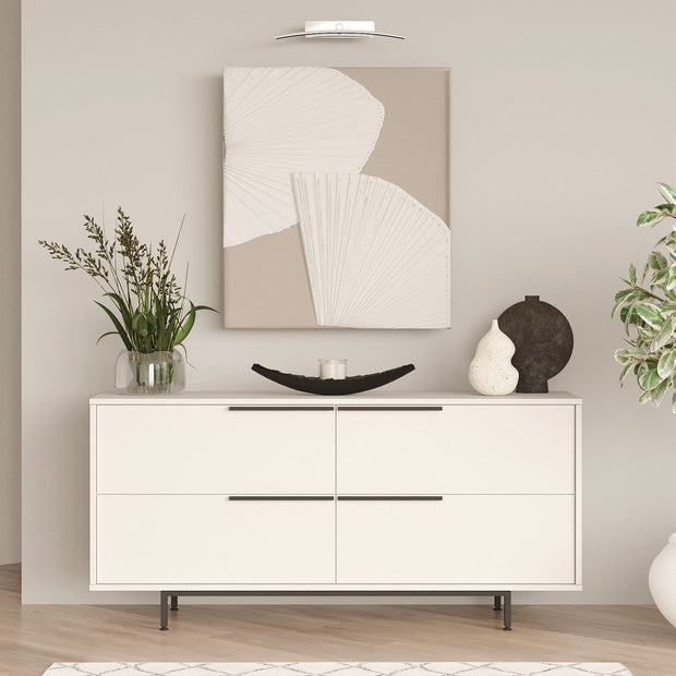 Asir Credenza con 4 ante Oris 3-W Bianco