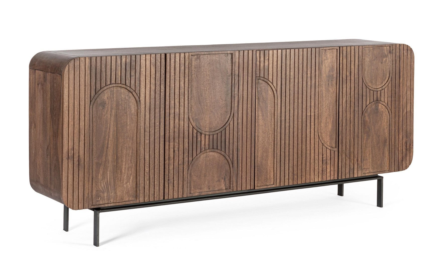 Bizzotto Credenza con 4 ante Orissa Naturale