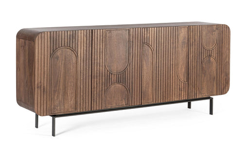 Bizzotto Credenza con 4 ante Orissa Naturale
