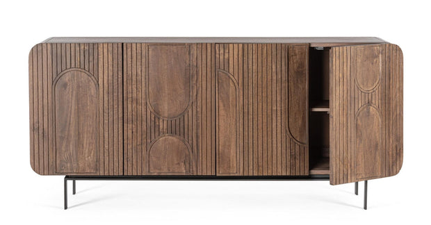 Bizzotto Credenza con 4 ante Orissa Naturale