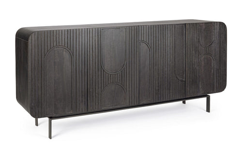 Bizzotto Credenza con 4 ante Orissa Nero