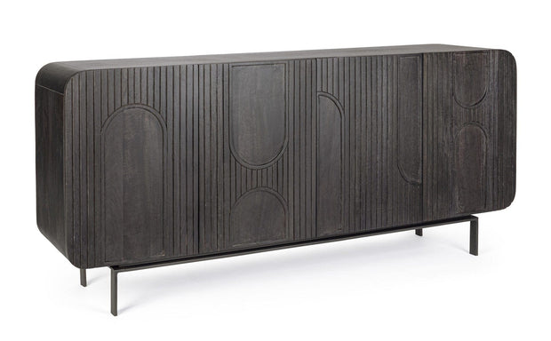Bizzotto Credenza con 4 ante Orissa Nero