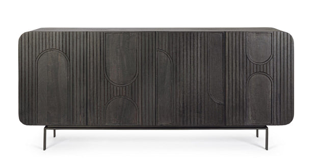 Bizzotto Credenza con 4 ante Orissa Nero