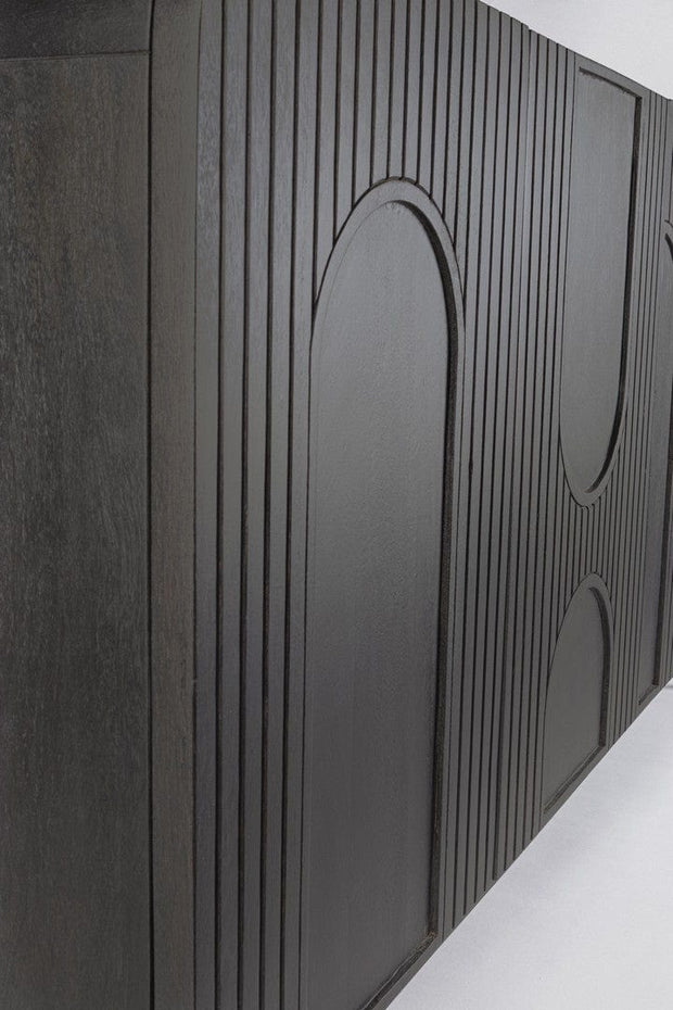Bizzotto Credenza con 4 ante Orissa Nero