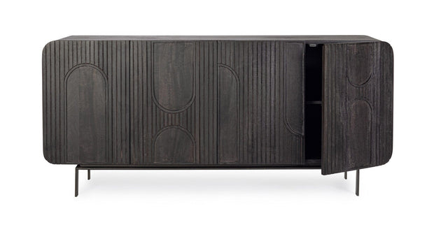 Bizzotto Credenza con 4 ante Orissa Nero