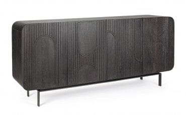 Bizzotto Credenza con 4 ante Orissa Nero