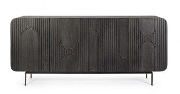 Bizzotto Credenza con 4 ante Orissa Nero
