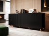 Halmar Credenza con 4 ante Pafos Nero