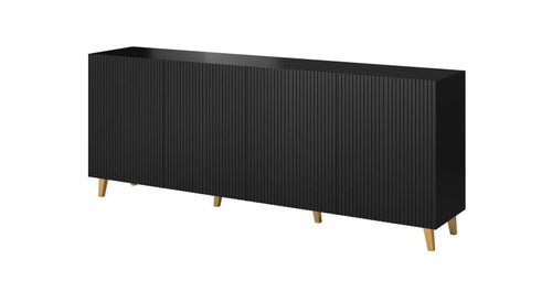 Halmar Credenza con 4 ante Pafos Nero