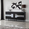 Asir Credenza con 4 ante Paris Grigio