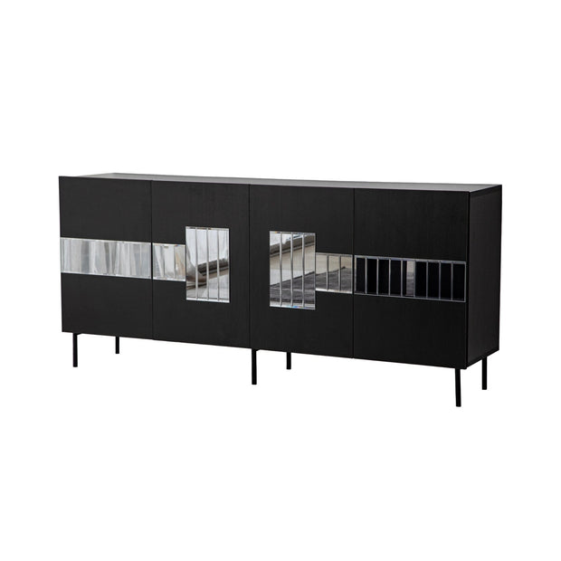Asir Credenza con 4 ante Paris Grigio