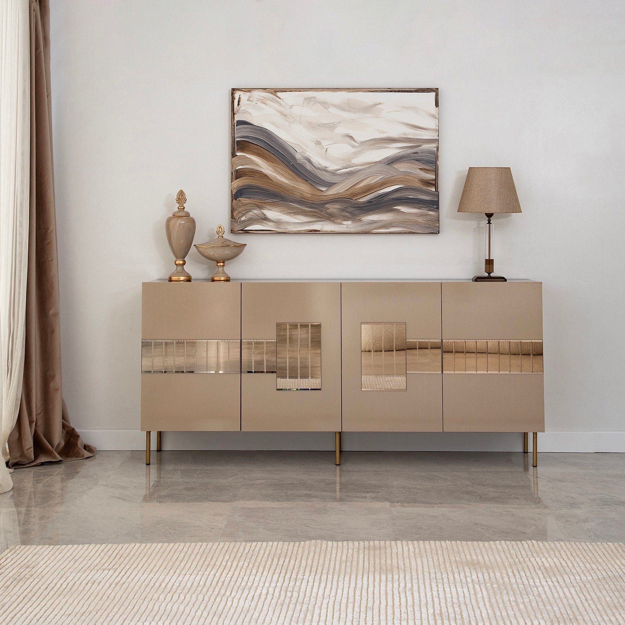 Credenza con 4 ante Paris Ottone