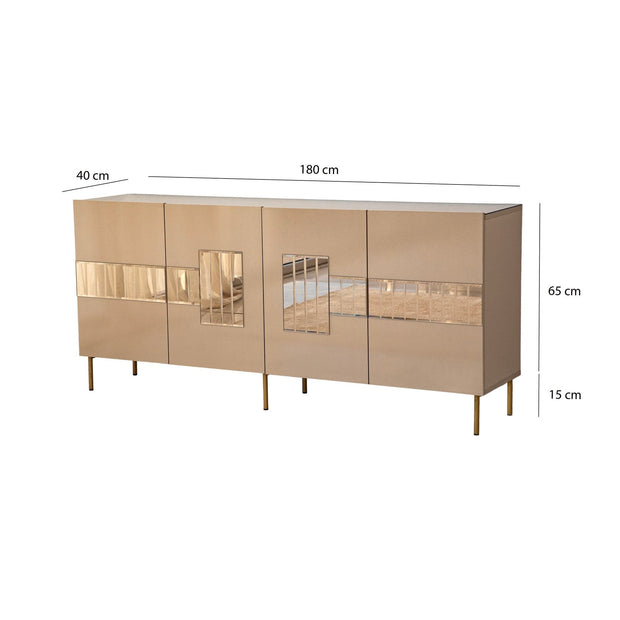 Asir Credenza con 4 ante Paris Ottone