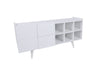 Asir Credenza con 4 ante Tokyo Bianco