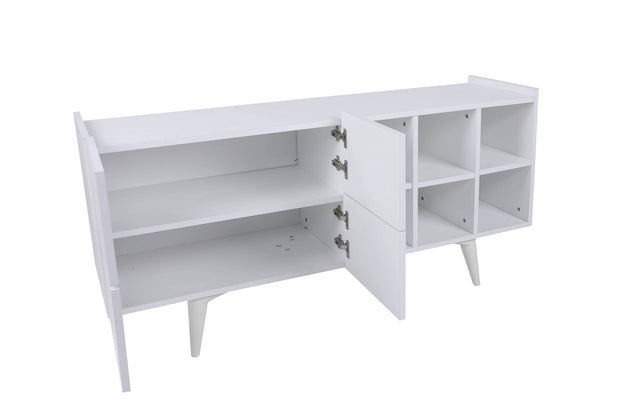 Asir Credenza con 4 ante Tokyo Bianco