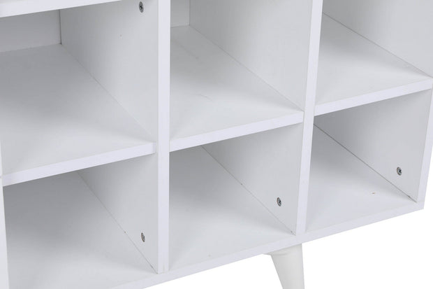 Asir Credenza con 4 ante Tokyo Bianco