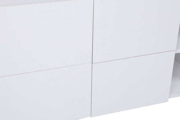Asir Credenza con 4 ante Tokyo Bianco