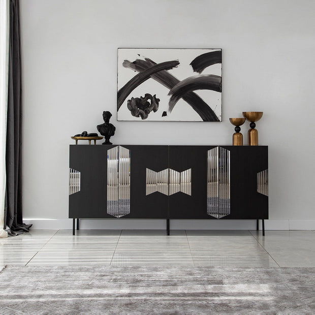 Asir Credenza con 4 ante Vienna Grigio