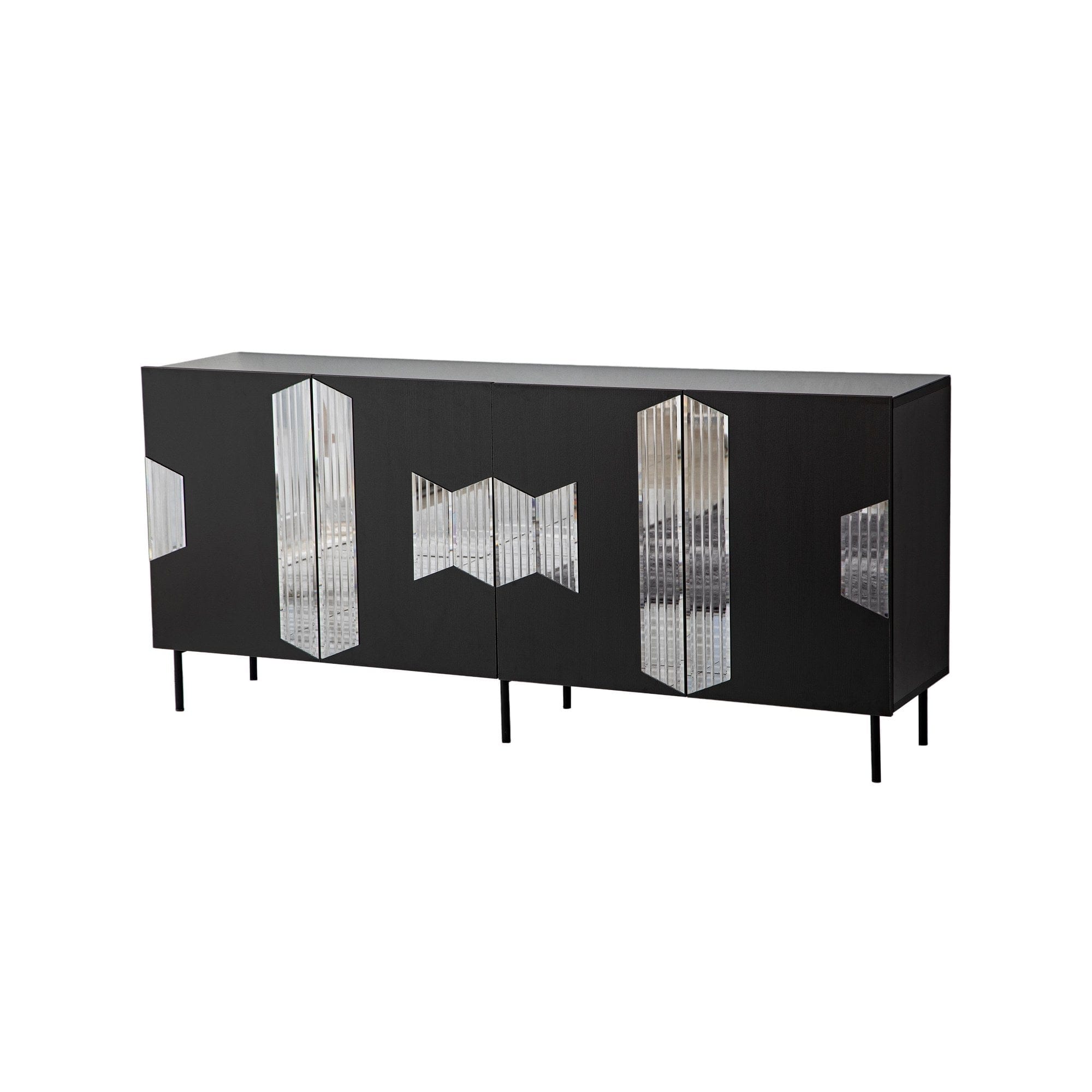Asir Credenza con 4 ante Vienna Grigio