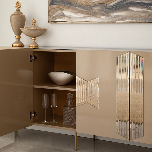 Asir Credenza con 4 ante Vienna Ottone