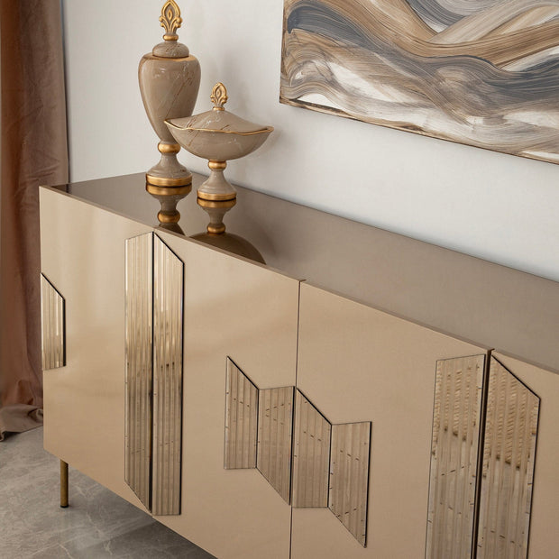 Asir Credenza con 4 ante Vienna Ottone