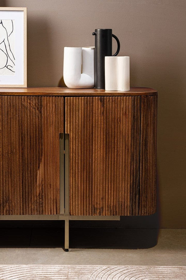 Bizzotto Credenza con 4 ante Vilas Naturale