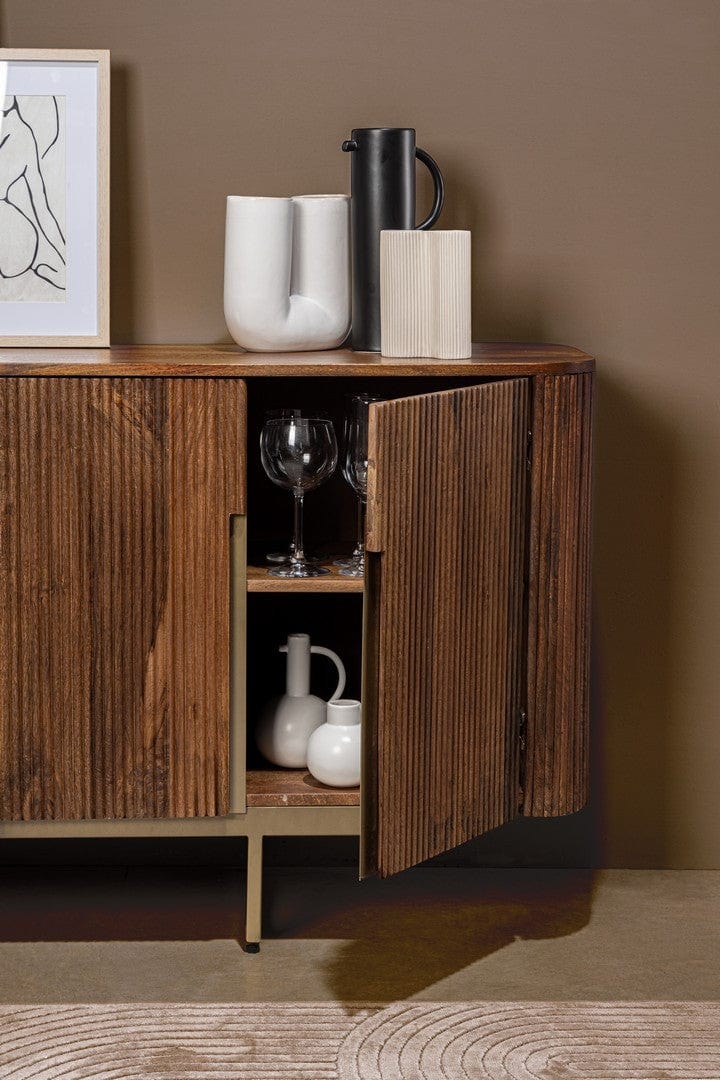 Bizzotto Credenza con 4 ante Vilas Naturale