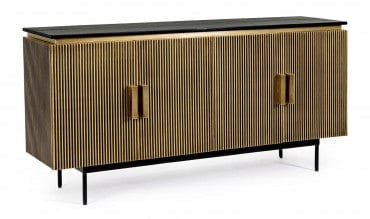 Bizzotto Credenza con 4 ante Virat Nero