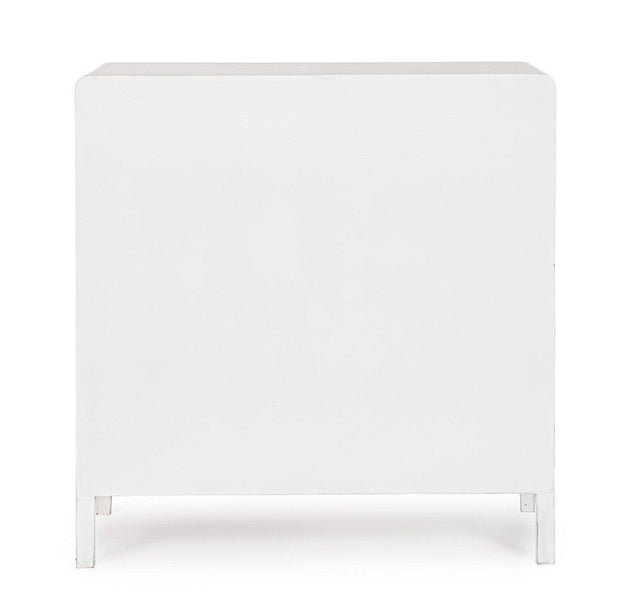 Bizzotto Credenza con 4 cassetti e 1 anta Charley Bianco