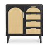 Bizzotto Credenza con 4 cassetti e 1 anta Josine Nero