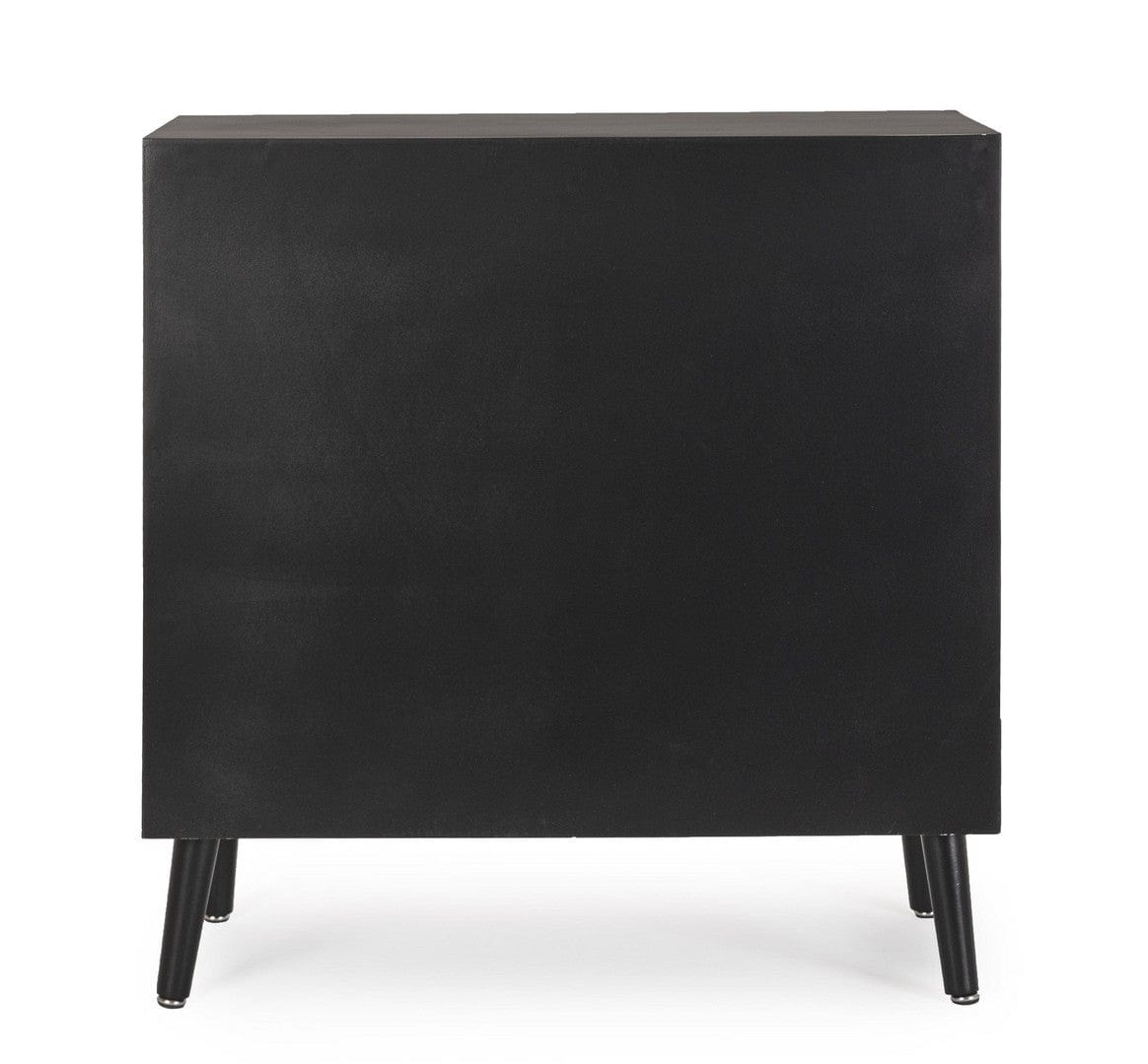 Bizzotto Credenza con 4 cassetti e 1 anta Josine Nero