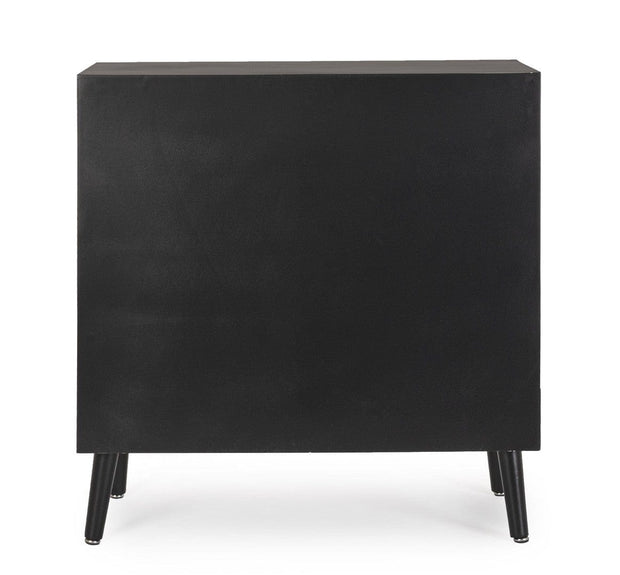 Bizzotto Credenza con 4 cassetti e 1 anta Josine Nero