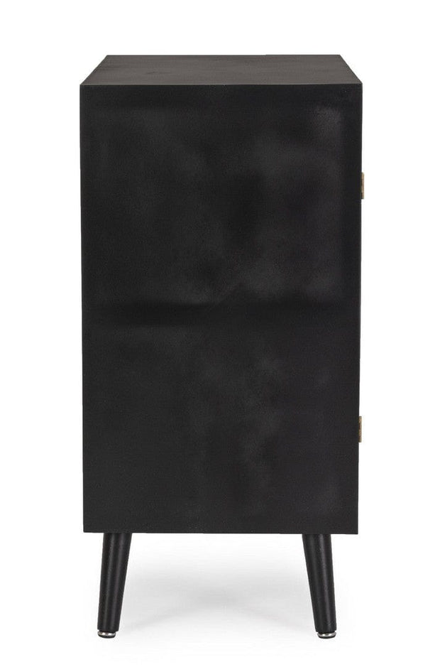 Bizzotto Credenza con 4 cassetti e 1 anta Josine Nero